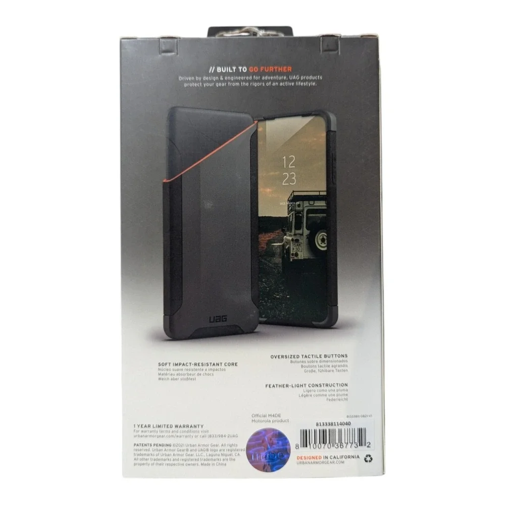 Q4. UAG‎ Urban Armor Gear Scout Series Case for Motorola Moto G Pure (Black)
